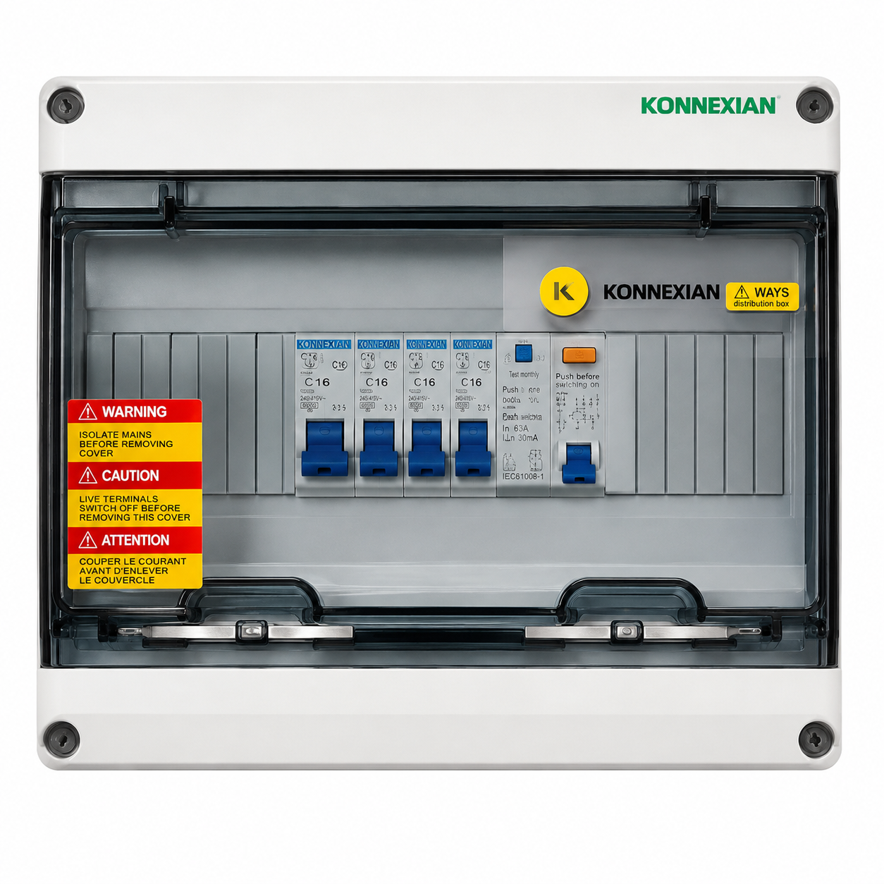 Quadro Elétrico de Distribuição KONEKSUN - AC Combiner Box (3KW)